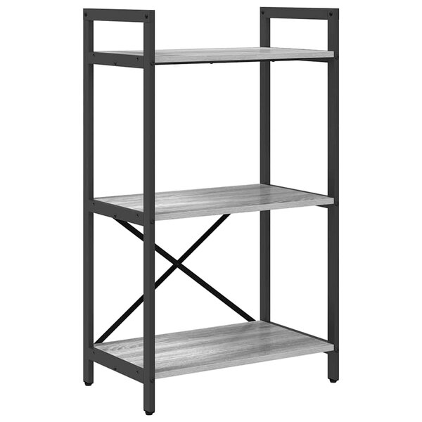 vidaXL Étagère Gris Sonoma 56 x 34 x 96 cm Bois d'ingénierie