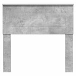 vidaXL Tête de lit Gris béton 90 cm Bois d'ingénierie