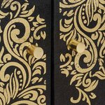 vidaXL Table basse Noir 80 x 50 x 40 cm Bois de mangue massif