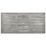 vidaXL Table à dîner de jardin (120-170)x80x75 cm Bois d'acacia massif