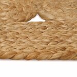 vidaXL Tapis de surface Naturel Ø 240 cm Jute