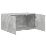 vidaXL Armoire murale gris béton 80x42 5x40 cm bois d'ingénierie