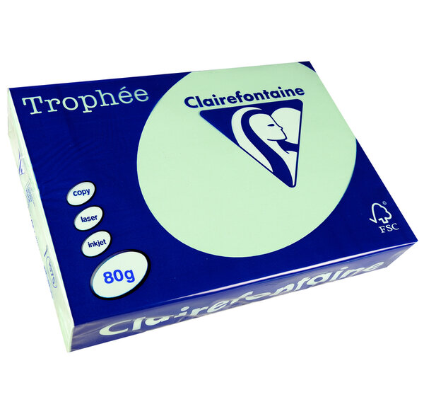 Ramette 500 Feuilles Papier 80g A4 210x297 mm Certifié FSC VERT TROPHÉE