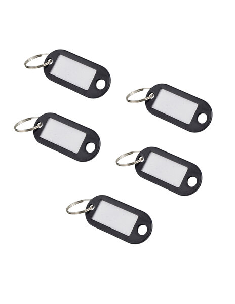 THIRARD - Lot de 5 portes-étiquettes  noir  50x20mm - THIRARD