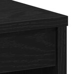 vidaXL Bureau chêne noir 90x40x72 cm bois d'ingénierie