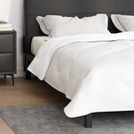 vidaXL Couettes & Duvets Blanc 260 x 220 cm Microfibre