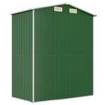 vidaXL Abri de jardin Vert 192x108x223 cm Acier galvanisé