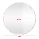 Miroir mural rond 40 cm blanc mat 03_0007937