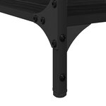 vidaXL Bureau Chêne noir 140 x 50 x 75 cm Bois d'ingénierie