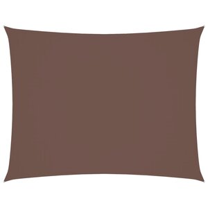vidaXL Voile de parasol tissu oxford rectangulaire 5x7 m marron