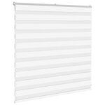vidaXL Store zèbre blanc 140x100 cm largeur du tissu 135 9cm polyester