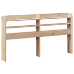 vidaXL Cadre de lit avec tête de lit 120x200 cm bois de pin massif