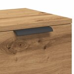 vidaXL Buffet chêne artisanal 60x30x70 cm bois d'ingénierie