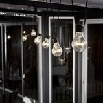 KONSTSMIDE Guirlande lumineuse avec 10 ampoules ambrées extra chaud