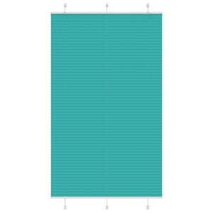 vidaXL Store plissé vert pétrole 120x200cm largeur du tissu 119 4cm