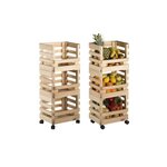 Caisse de rangement sur roulettes evolution (lot de 3)