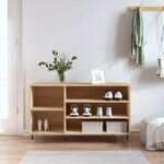 vidaXL Armoire à chaussures Chêne sonoma 102x36x60cm Bois d'ingénierie
