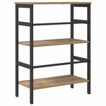 vidaXL Étagère Chêne artisanal 60 x 29 5 x 81 cm Bois d'ingénierie