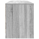 vidaXL Meuble TV sonoma gris 188 5x41x50 cm bois d'ingénierie