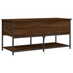 vidaXL Banc de rangement chêne marron 100x42 5x47 cm bois d'ingénierie