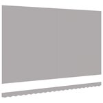 vidaXL Tissu de Remplacement pour Auvent pour Cadre de 5x3 m Gris Clair