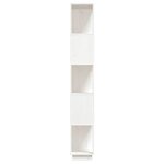 vidaXL Bibliothèque/Séparateur de pièce Blanc 80x25x163 5cm Pin massif