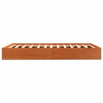 vidaXL Cadre de lit sans matelas cire marron 90x190 cm bois pin massif