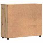 vidaXL Buffet chêne artisanal 88 5 x 30 5 x 73 cm Bois d'ingénierie