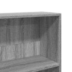 vidaXL Bibliothèque sonoma gris 80x30x189 cm bois d'ingénierie