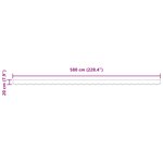 vidaXL Valance de Store pour Cadre de 6 m Verte et Jaune 5.8x0.2 m