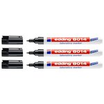 Maqueur Spécial Laboratoire 8014 Noir Pointe Fine 1 mm x 3 EDDING