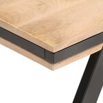 vidaXL Table basse 114x65x40 cm Bois de manguier massif