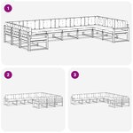 vidaXL Ensemble de canapés d'extérieur 10 pc Naturel et Beige