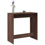 vidaXL Table de bar chêne marron 102x50x103 5 cm bois d'ingénierie