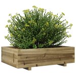 vidaXL Jardinière 90x60x26 5 cm bois de pin imprégné
