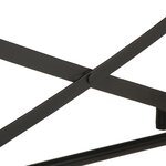 vidaXL Table console 110x42x76 cm bois massif de récupération
