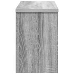 vidaXL Porte-manteau mural avec étagère Sonoma gris 50 x 20 x 30 cm
