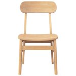 vidaXL Chaises à manger 2 Pièces bois massif caoutchouc