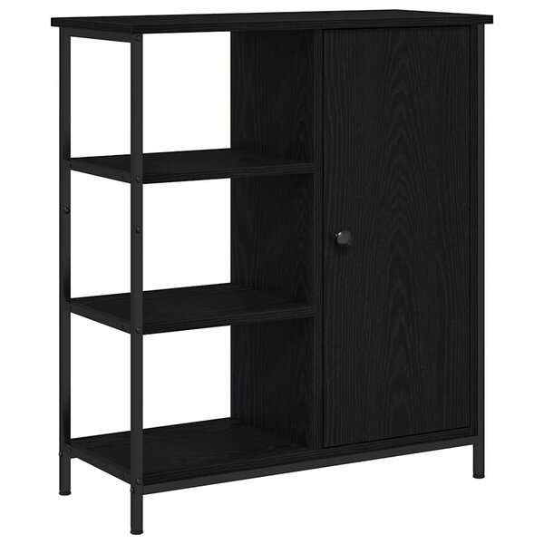 vidaXL Buffet Chêne noir 70 x 30 x 80 cm