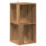 vidaXL Armoire d'angle chêne artisanal 33x33x67 cm bois d'ingénierie