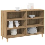 vidaXL Buffet chêne artisanal 103 5x35x70 cm bois d'ingénierie