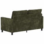 vidaXL Canapé Vert 156 x 81 x 87 5 cm Polyester