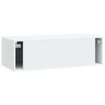 vidaXL Meuble TV mural Blanc 98 x 41 x 30 cm Bois d'ingénierie