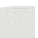 vidaXL Tête de lit Blanc Brillant 140 cm Bois d'ingénierie
