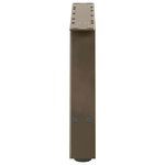 vidaXL Pieds de table basse en forme de A  2 pièces  70 x (30-31) cm  acier