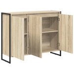 vidaXL Meuble d'appoint Sonoma 96 5 x 30 x 75 cm Bois d'ingénierie