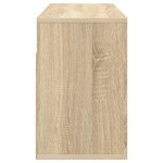vidaXL Basboard avec tiroir Chêne Sonoma 87 x 27 5 x 43 cm