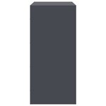 vidaXL Buffet anthracite 67x39x83 cm acier