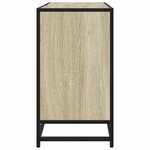 vidaXL Armoire lavabo de salle de bain chêne sonoma bois d'ingénierie