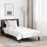 vidaXL Ensemble de Duvet avec oreiller 2 Pièces Blanc Microfibre